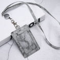thumbnail image 3 of Sagasave Water-Resistant Adult Badge & ID Holders, Leather Gray, 3 of 8