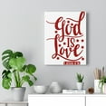 thumbnail image 5 of Scripture Walls 1 John 4:16 God Is Love Bible Verse Canvas Christian Wall Art Ready to Hang Unframed, 5 of 12