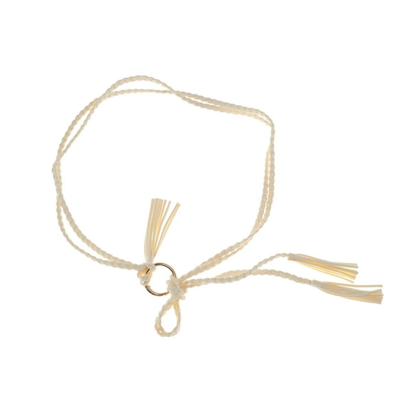 Cinturón ajustable de 1 pieza de Bargains Únicos, cinturón bohemio con patrón de anillo redondo