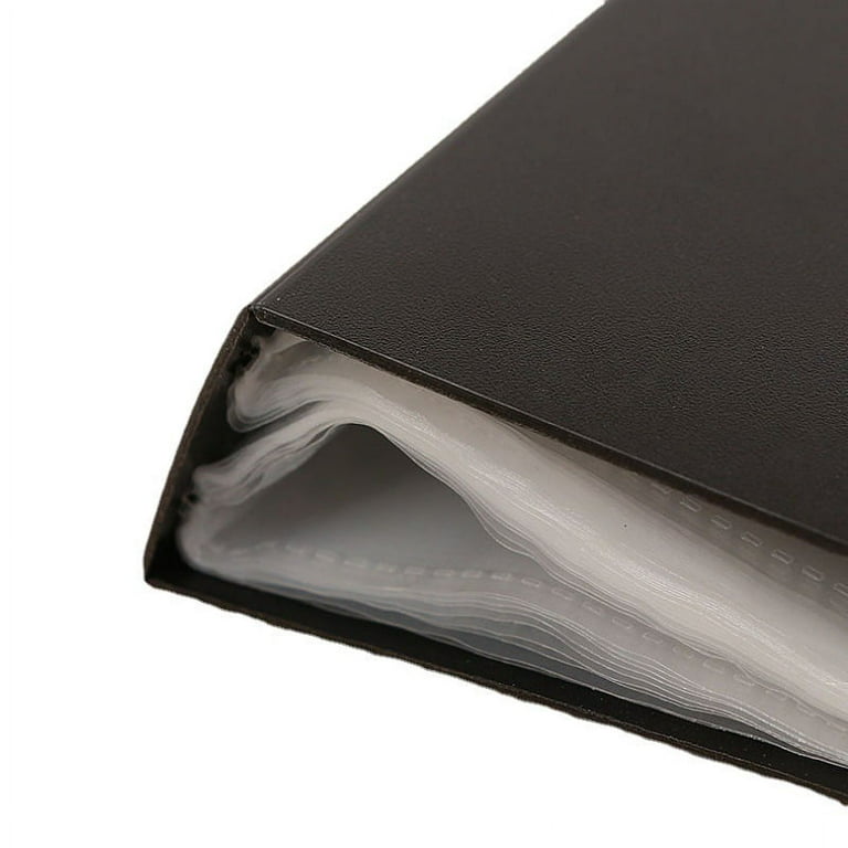 Folder with Plastic Sleeves - (Black) Poly Presentation Binder