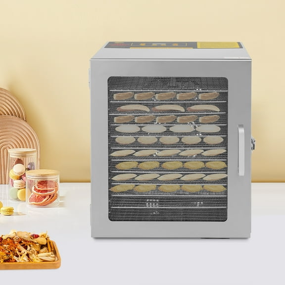 35L Food Dehydrator, 1000W 110V Fruit Dryer, Electric Countertop Food Dehydrator Machine, Freestanding