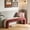 Pink, variant on Gericco Upholstered Waterfall Bench,Entryway Bench for Living Room, Bedroom and Hallway, Pink