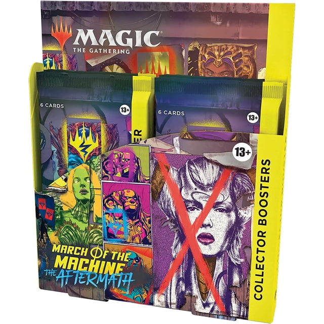 Magic: The Gathering March of the Machine: The Aftermath Collector Booster Box | 12 Packs (72 Magic Cards)
