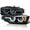 Glossy Black Housing Clear Lens, variant on Spec-D Tuning Black Smoke LED U-Halo HID Type Projector Headlights w/ LED Strip Compatible with 2012-2015 BMW F30 3-Series Sedan, Left + Right Pair Headlamps Assembly
