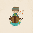 thumbnail image 4 of Inktastic Fishing Boy, Fisherman, Fishing Rod, Brown Hair Boys Baby T-Shirt, 4 of 5