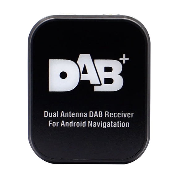 Furulu Car Digital Dab Adapter Tuner Dualantennas Audio Radio Box Usb Receiver Antenna For Android