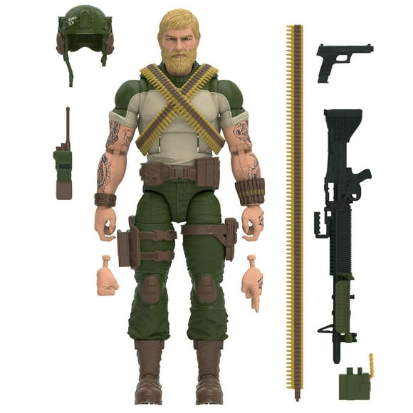 G.I. Joe Classified Series, figurine de collection 71 Craig “Rock ‘N Roll” McConnel pour filles et garçons, échelle de 15 cm, avec 7 accessoires