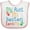 White and Pink, variant on Inktastic My Aunt in Boston Loves Me Boys or Girls Baby Bib