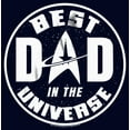 thumbnail image 2 of Men's Star Trek: The Next Generation Best Dad In The Universe  Graphic Tee Navy Blue Large, 2 of 5