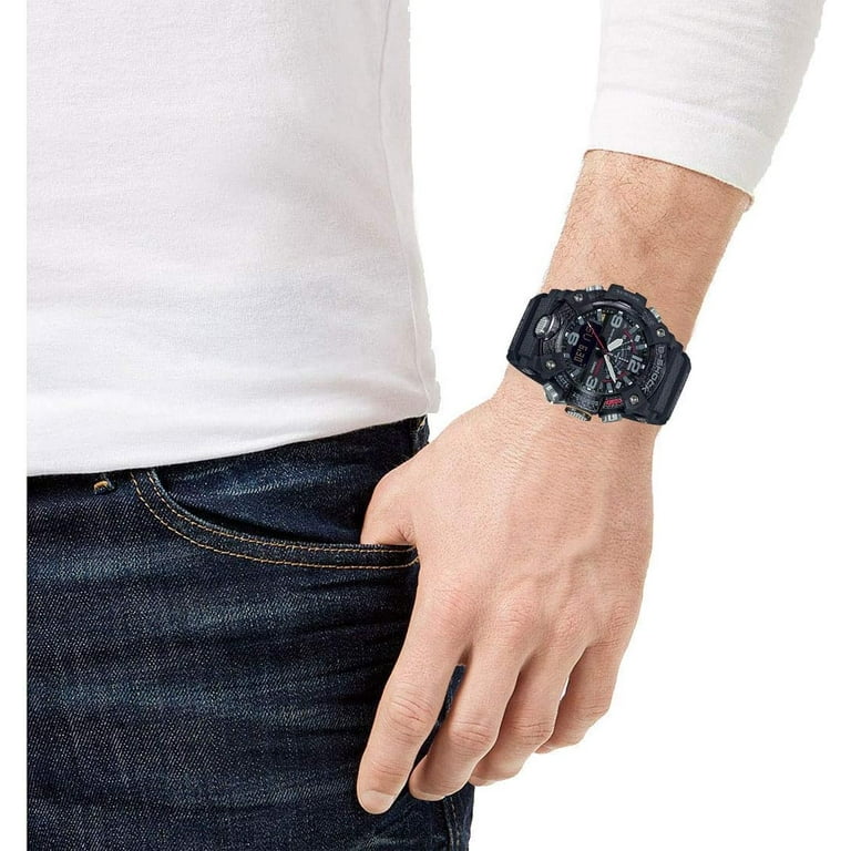 Casio Men's 'G-Steel by G-Shock' Quartz Solar Bluetooth Connected Resin  Dress Watch, Color: Black (Model: GST-B100-1ACR)