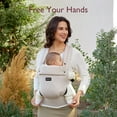 thumbnail image 5 of Momcozy Baby Carrier for Newborn to Toddler - Ergonomic, Comfortable and Lightweight for Babies 7-44 lbs, Easy to Wear, Hands Free, Enhanced Lumbar Support, 5 of 9