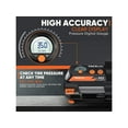 TACKLIFE Tire Inflator 12V DC Digital Auto Tire Inflator M2(Orange