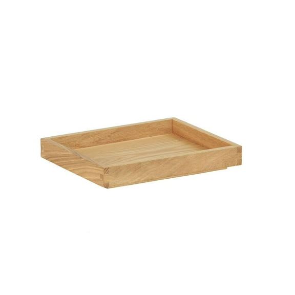 Cal Mil Sydney Oak Tray, 10 inch Width x 12 inch Depth x 1.5 inch Height