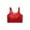 Red, variant on Bigersell Bras V-Neck Wire-Free Bra Support Women Sports Bras Full-Coverage Full-Figure Bra Style R-2 Basic Bra Strap Nylon Lightly Lined Bra Feature Everyday Bras Underwear Red XL