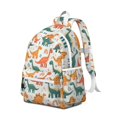 thumbnail image 2 of Cute Dinosaur Pattern Backpack for School,Cute School Bag,Schoolbag with Adjustable Shoulder Straps & Padded Back,13.4"x11"x4.7", 2 of 6