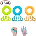 thumbnail image 1 of Hweilai Anneau de Renforcement de Doigt Kit d'Entraînement, Lot de 6 Exercices de Force de Doigt 3 Niveaux de Résistance, 1 of 4