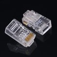 thumbnail image 4 of Conector de cable de red, 100 piezas/lote, conector LAN modular Cat6 Cat6a R, artesanía excepcional, 4 of 8