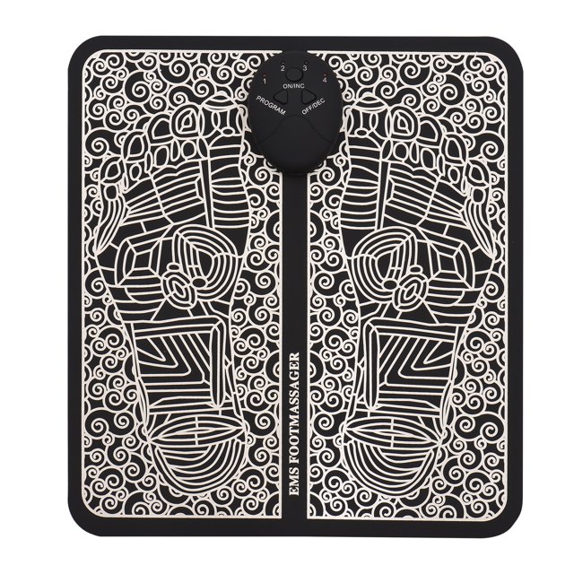 Amdohai Foot Massage Pulse Acupuncture Massage Pad Stickers Foot Massager Beauty Leg Instrument 9 Level Intensity Foot Massage Machine
