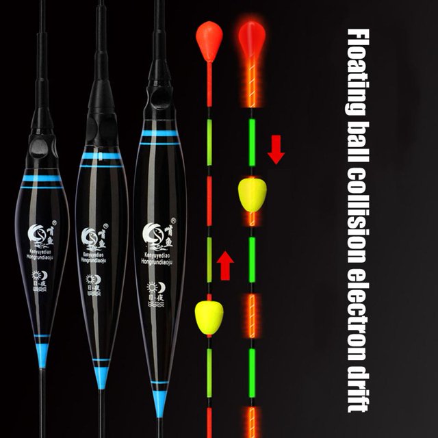 Flotador eléctrico Luz nocturna Luminoso Nano Bobber Carp Aparejos de pesca (RT-02)