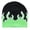 Green, variant on Y2K Beanies Knit Beanie Hat Flame Beanie Flame Cap Skullies Beanie