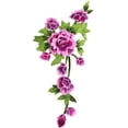 thumbnail image 1 of Bordado (rojo morado, izquierda) Parche de flor de rosa Parches termoadhesivos Apliques, 1 of 4
