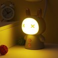 thumbnail image 6 of ZZkhGO Kids Rechargeable Bedside Lamp, Cute Doll Rabbit Night Light, Dimmable Portable Reading Lamp for Children’s Room Gifts, 6 of 7