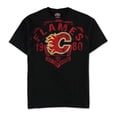 thumbnail image 1 of Old Time Hockey - Camiseta gráfica para hombre Calagry Flames, color negro, talla mediana, 1 of 1