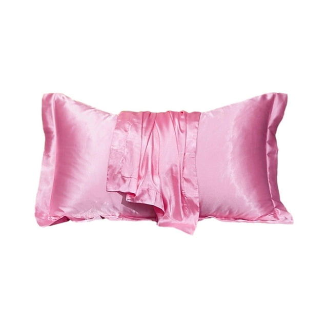 Almohada de Seda para el Cabello Y la Piel Satén Almohada de Seda Satén Almohada de Seda Adecuada para el Cabello Y la Piel Tamaño Estándar 20x30In con Cremallera Oculta Suave Transpirable Vidrio Y Fr