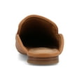 thumbnail image 3 of Journee Womens Akza Slip On Square Toe Mules Flats, Widths Available, 3 of 10