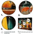 thumbnail image 3 of Designart "Pop Art 1950S Cocktail EFlow II" Food & Beverage Floater Framed Wall Art Print, 3 of 7