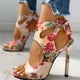 thumbnail image 4 of Sandalias de tacón alto para mujer, con cordones, boca de pescado, punta abierta, zapatos Wmkox8yii  shjk6113, 4 of 4