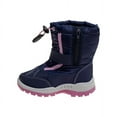 thumbnail image 2 of Rugged Bear Little Kids  Girls Snow Boots  - NavyPink, 3, 2 of 5