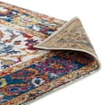thumbnail image 5 of Modway Entourage Samira Distressed Vintage Floral Vintage Medallion 8x10 Area Rug in Multicolored, 5 of 8