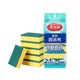 thumbnail image 1 of Esponja para lavavajillas Sailing trapo de cocina almohadilla para pelar 6 piezas amarillo verde, 1 of 5
