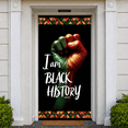 thumbnail image 6 of Colorful Design Black History Banner African Display Fist Symbol Firework Pattern African Backdrop for Black History Month Events Cultural Celebrations School Assemblies, 6 of 9