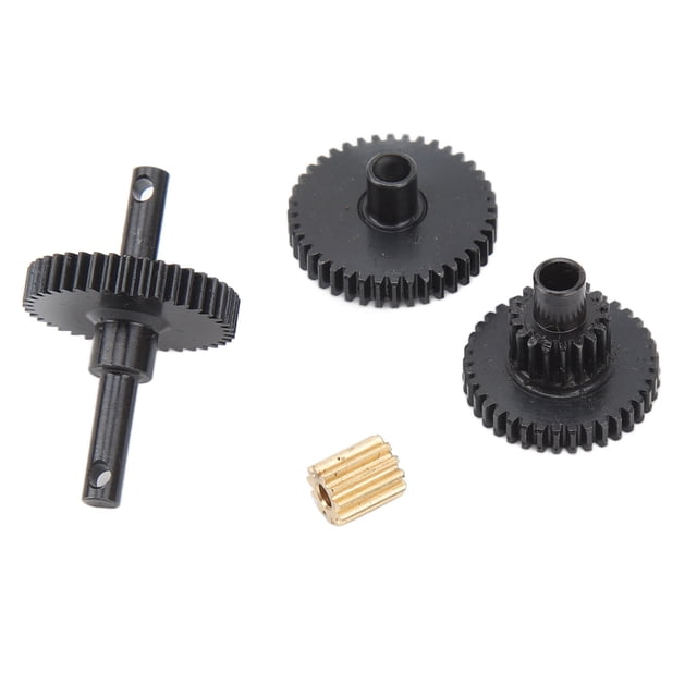 RC Transmission Box Gear, RC Transmission Gear Lightweight Black Rugged For 1/18 RC Tracked Car