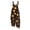 #01Dark Gray, variant on Women Retro Sketch Checkered Pumpkin Bat Print Linen Blend Halloween Loose Suspender Overalls Jumpsuits Black 2XL