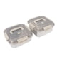 thumbnail image 1 of Contenedor De Almacenamiento De Alimentos De Metal, Contenedor De Almacenamiento De Alimentos Multifuncional Que Ahorra Espacio, Caja Sellada, Fácil De Limpiar, 2 Piezas Para, 1 of 7