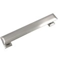 thumbnail image 2 of Strategic Brands 83728 5 in. Satin Nickel Poise Cabinet Pull with Back Plate, 2 of 2