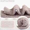 thumbnail image 2 of Fuzzy Socks for Women 4 Pairs Knee Fuzzy Socks Soft Warm High Socks Plush Winter Long Socks, 2 of 6