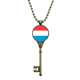 thumbnail image 1 of Luxemburgo national flag Europa país Llavero Collar Colgante Bandeja Cadena Embellecida Unbranded M, 1 of 3