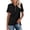 Black, variant on Lapel Collar Casual T Shirt, Baberdicy Women's Short Sleeve Shirts Button down Collared Solid Color Loose Fit Casual Summer Tops Women Slim Short Sleeve, Jn L