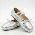 thumbnail image 2 of Otqutp Teen Girls Split Sole Ballet Shoes Soft Sole Yoga Party Slippers for Kids Sequin Practice Dance Shoes for Performance, 2 of 7