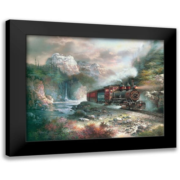 Lee, James 14x12 Black Modern Framed Museum Art Print Titled - Rio Grande Express