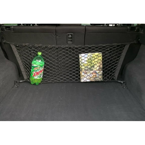 EACCESSORIES EA Trunk Organizer Cargo Net for Toyota Prius 2016-2023 – Envelope Style Cargo Net for Hatchback – Premium Mesh Elastic Car Trunk Organizer Vehicle Carrier Storage – Compatible with Prius