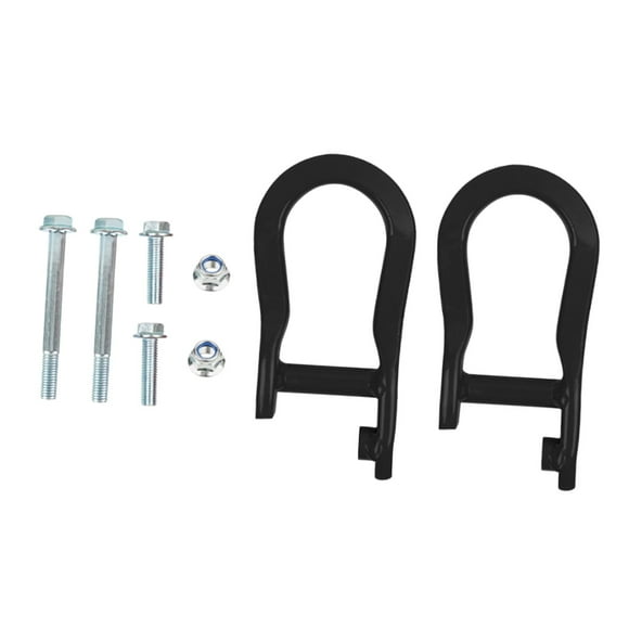 Parachoques delantero Ganchos de remolque Accesorios 84072463 Herrajes Resistentes Convenientes Reemplazar Negro