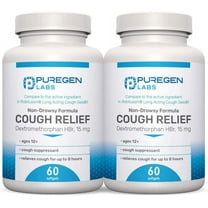Puregen Labs Cough Relief, 60 Ct - 2PK