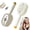 Beige, variant on 3-in-1 Electric Mist Detangling Brush for Frizz & Scalp Massage Rechargeable Ionic Hair Brush for Daily Hair Care