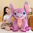 thumbnail image 2 of Disney Stitch Angel Stuffed Plush Toy Kawaii Lilo & Stitch Cartoon Plush Doll Stress Relief Pillow Comforting Toy for kids Gifts, 2 of 5