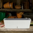 thumbnail image 4 of SOPOTUTU Plastic Planter Pot Rectangular Vegetable Growing Grey AS for Beginners 1Set, 4 of 8